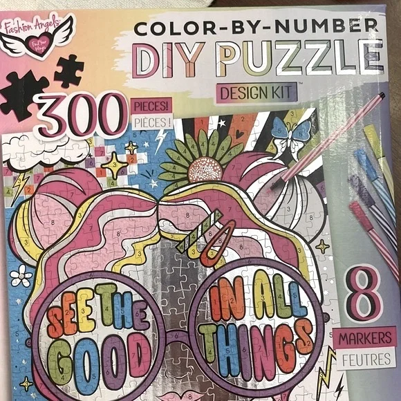 Fashion Angels Color By Number DIY Puzzle, New in the box! - Picture 2 of 5